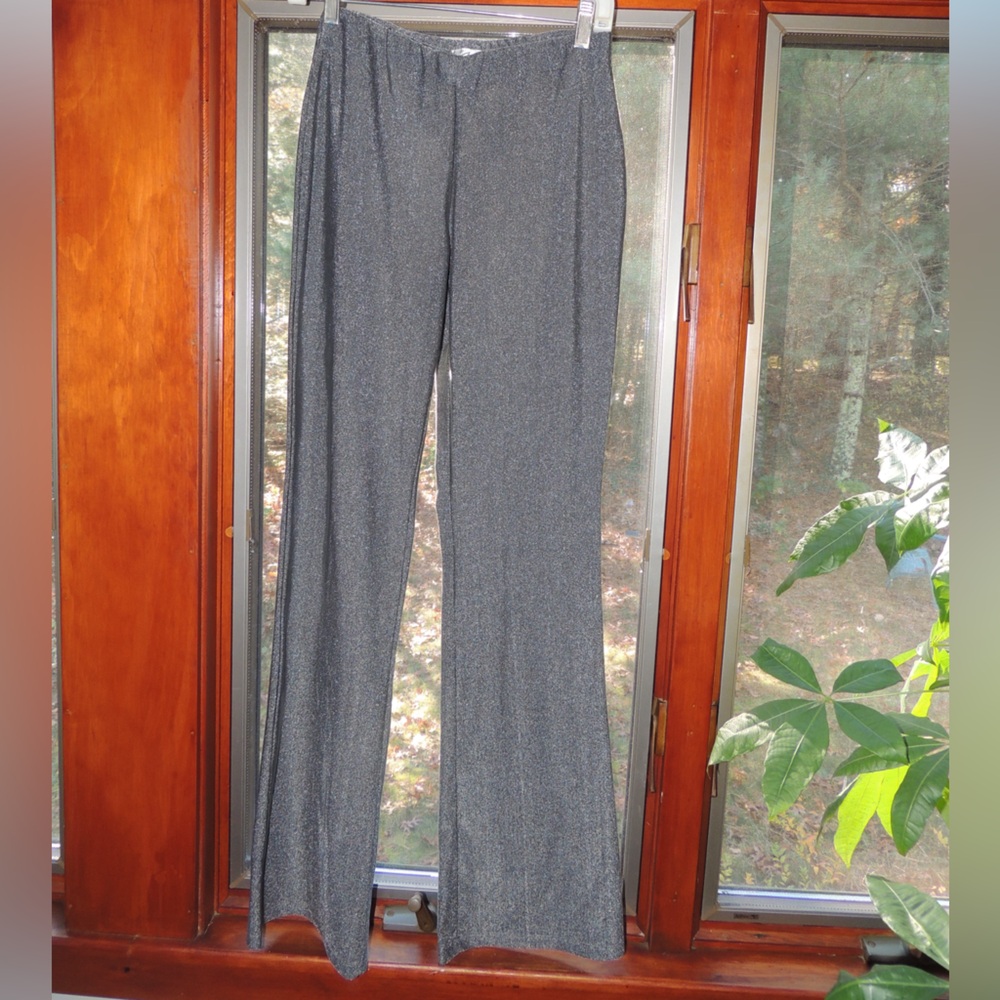 Glittery Vintage Silver Pants